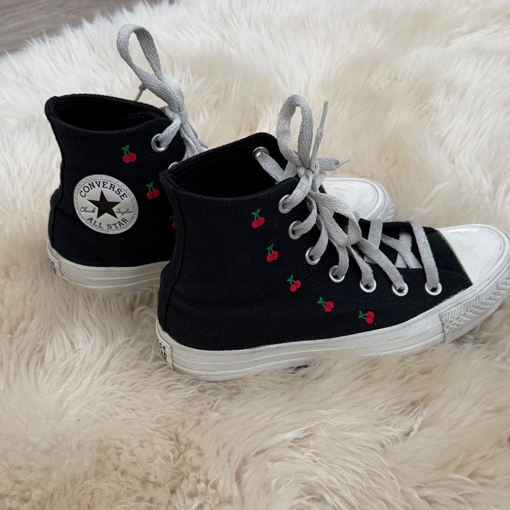 Converse Chuck Taylor All Star High-Tops with Cherries - Picture 4 of 9